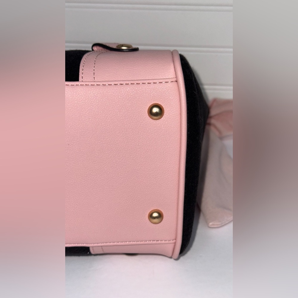 Juicy Couture Juicy Lovers Club Pink Black Tote Bag NWT - Picture 13 of 13